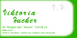 viktoria hucker business card